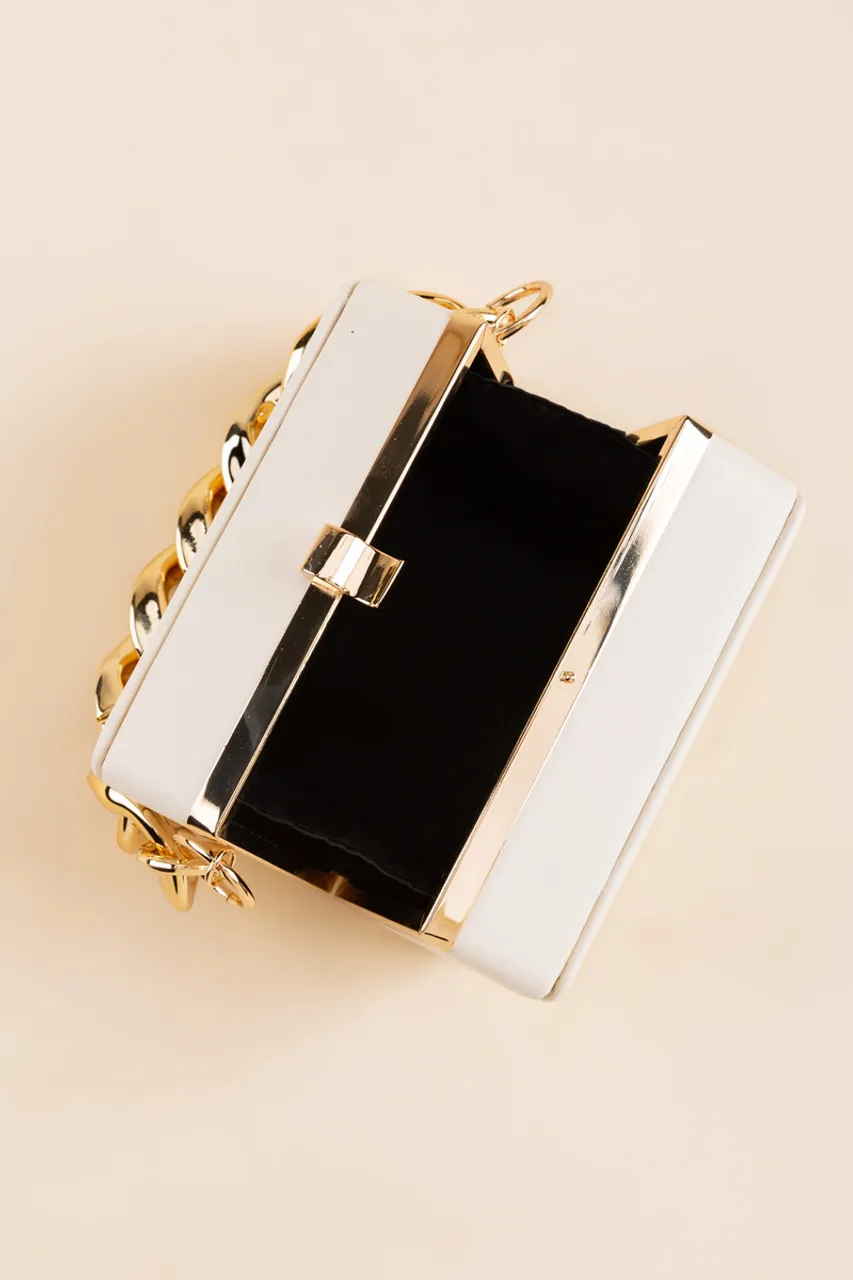 Morgan Chunky Chain Mini Clutch