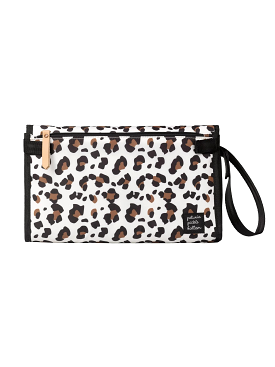 Nimble Diaper Clutch - Moon Leopard