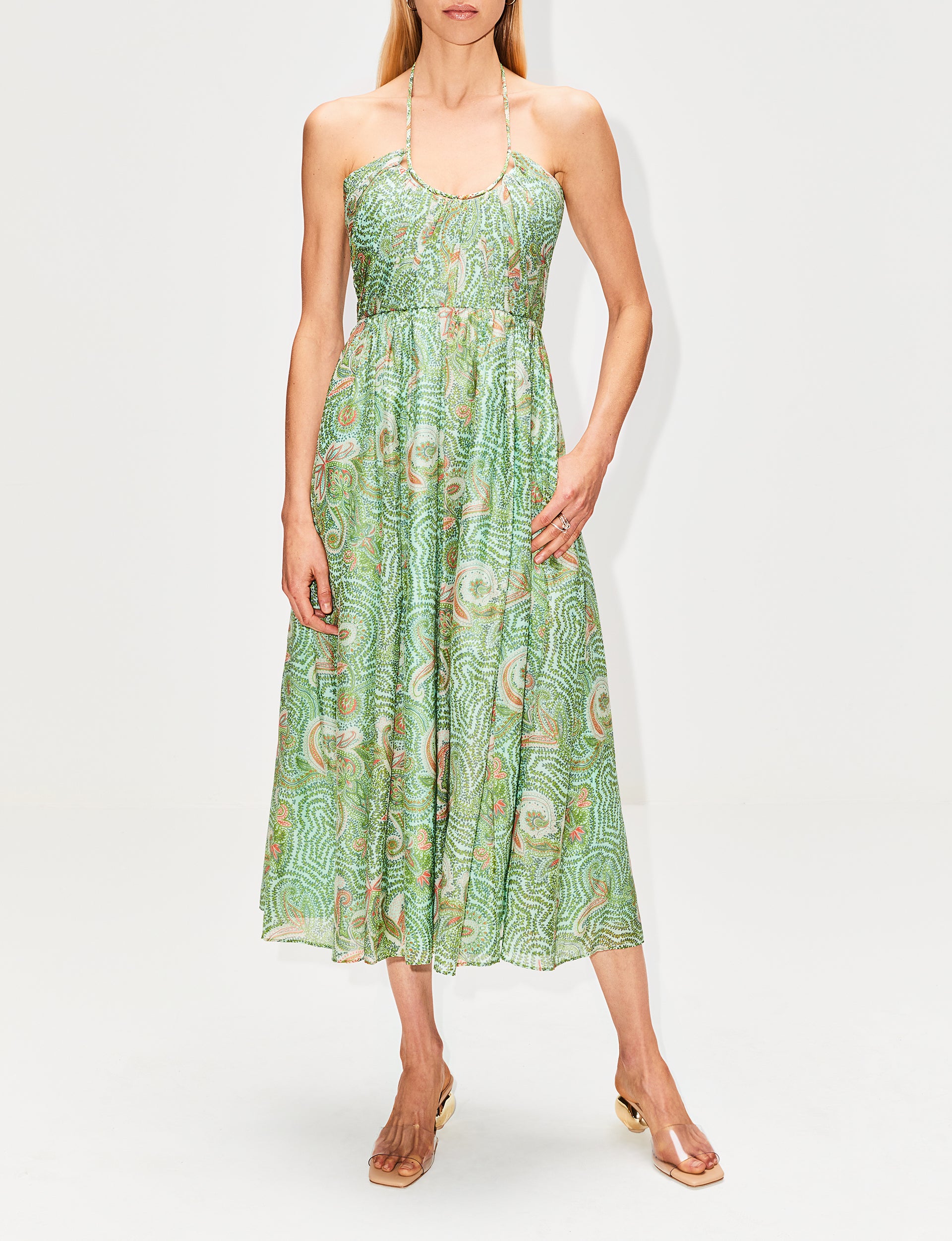 Paisley Halter Dress