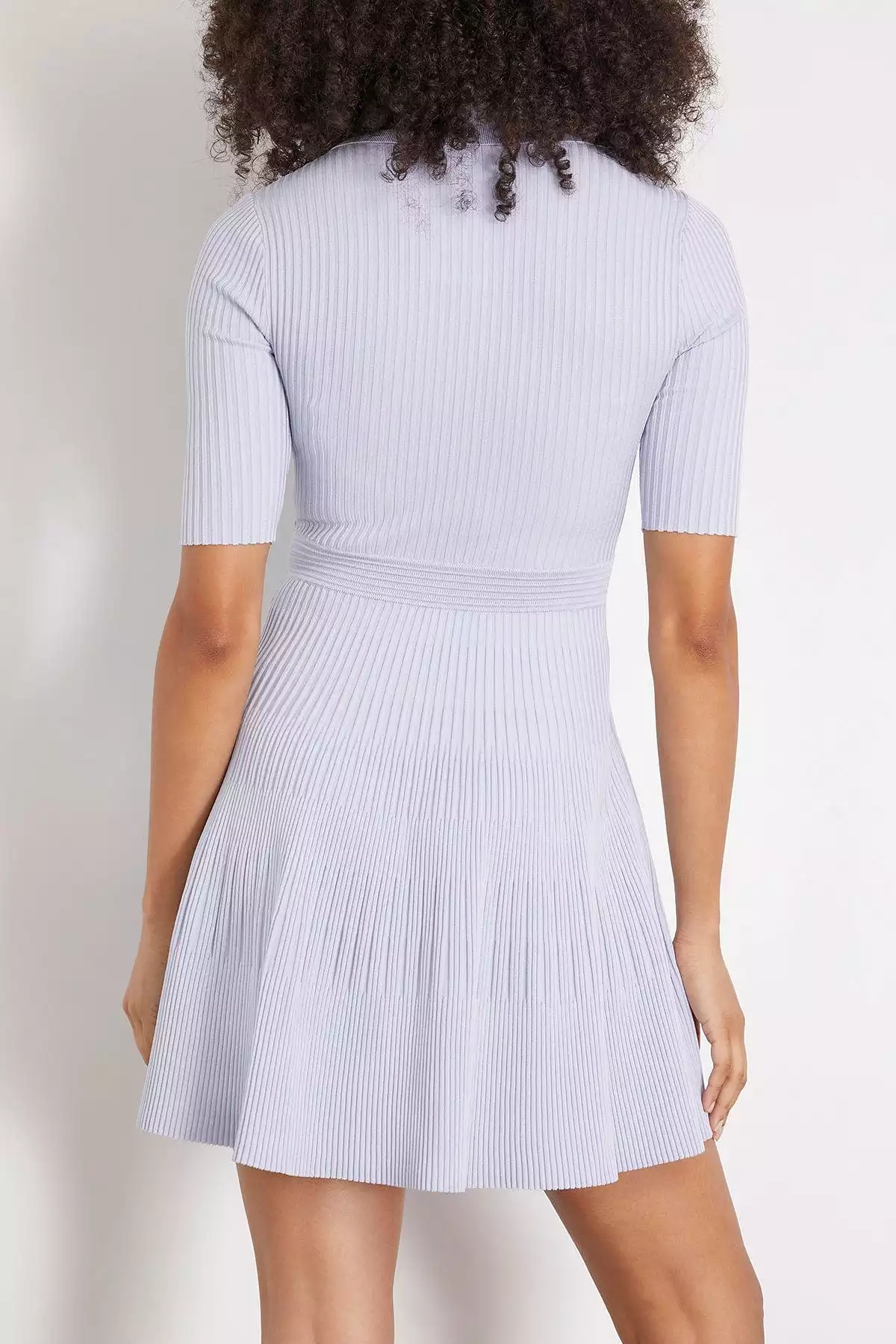 Patricia Polo Mini Dress in Blue Haze