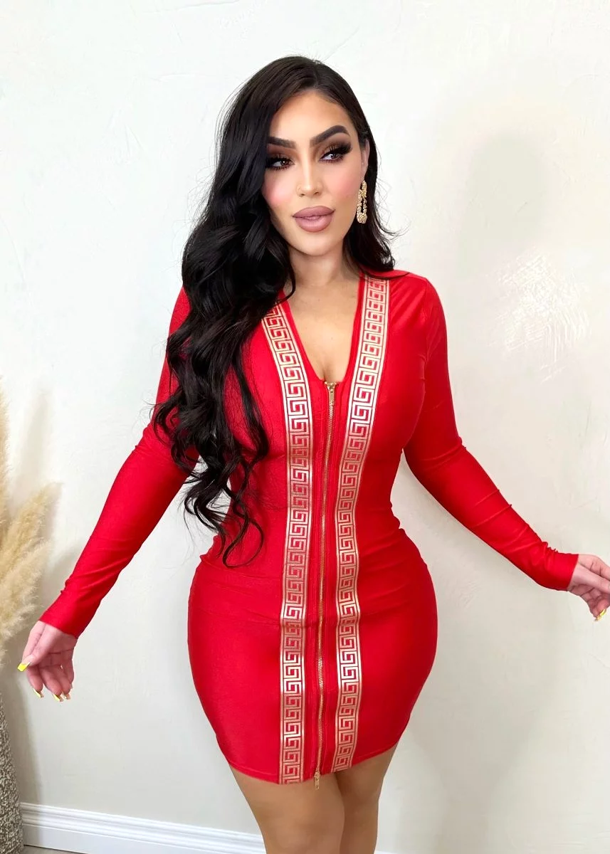 Perfect Love Dress Red