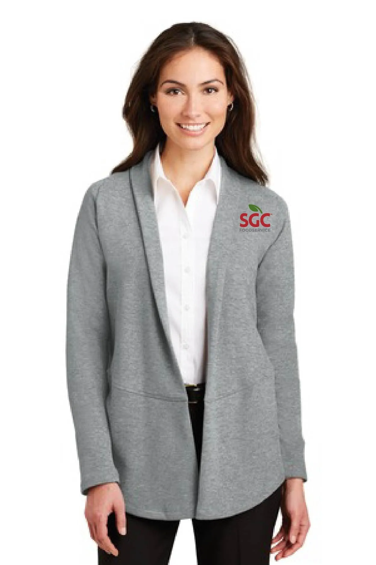 Port Authority Ladies Interlock Cardigan - L807