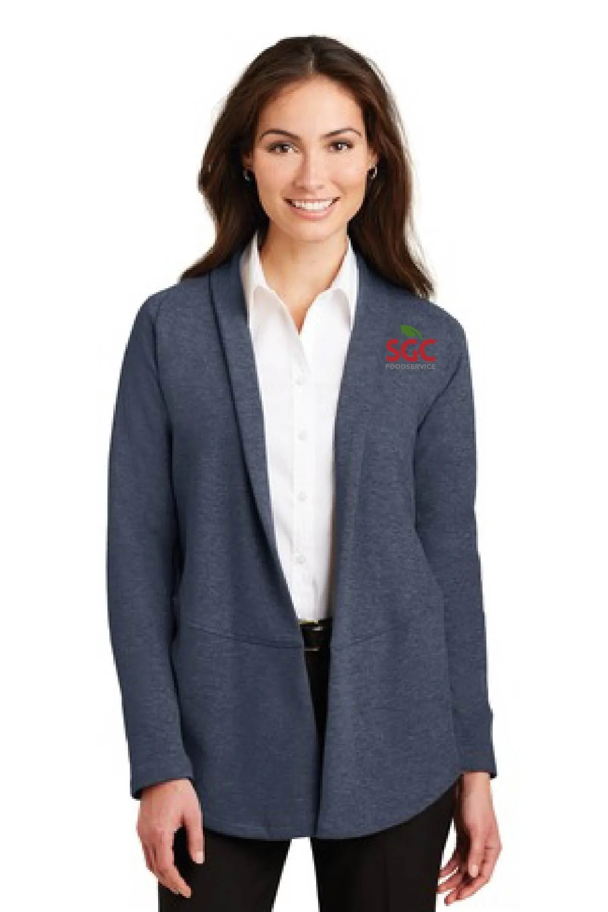 Port Authority Ladies Interlock Cardigan - L807