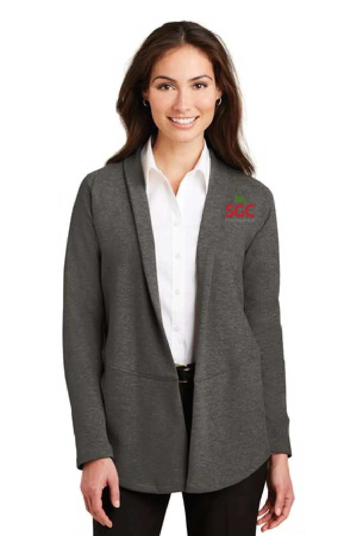 Port Authority Ladies Interlock Cardigan - L807