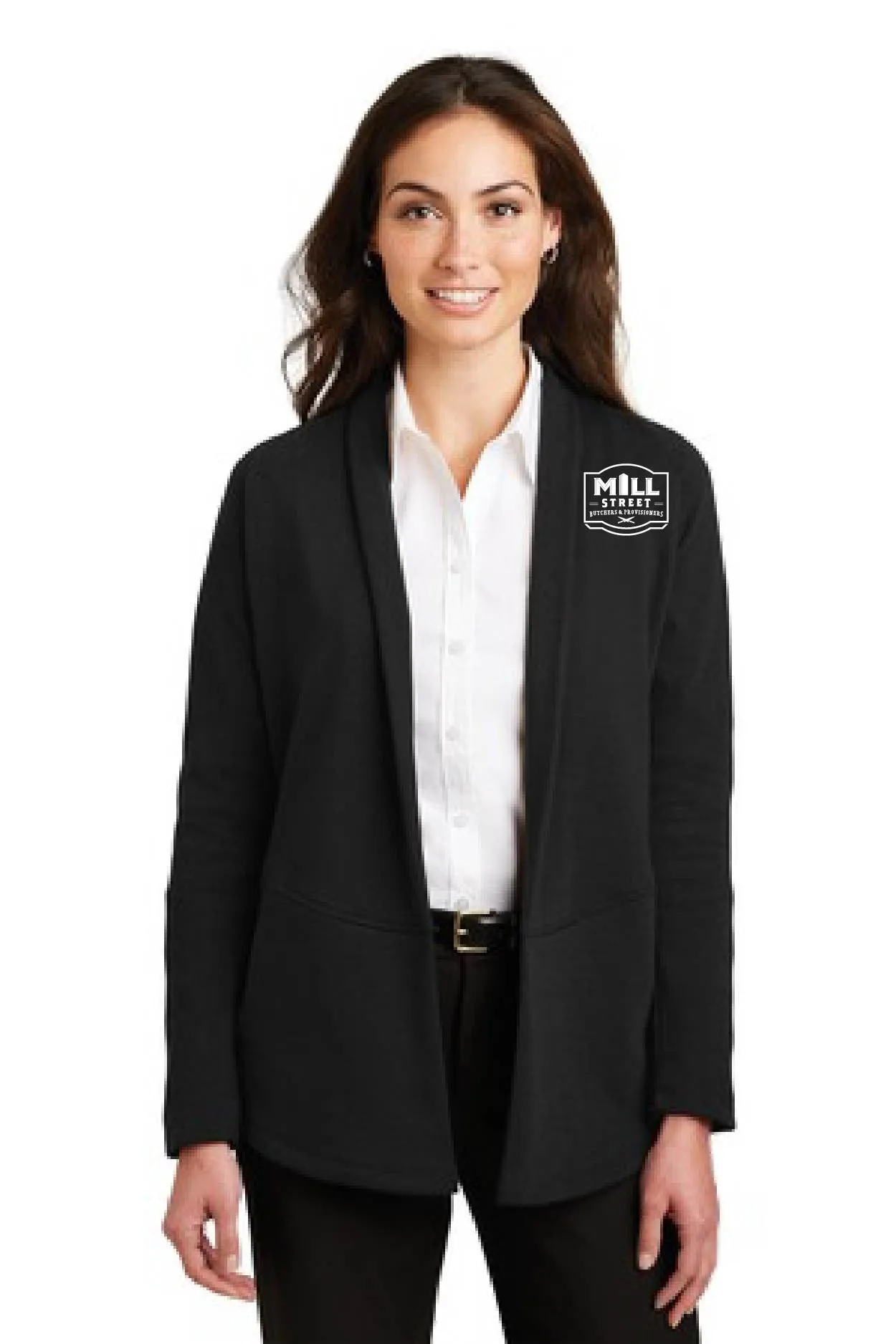 Port Authority Ladies Interlock Cardigan - L807