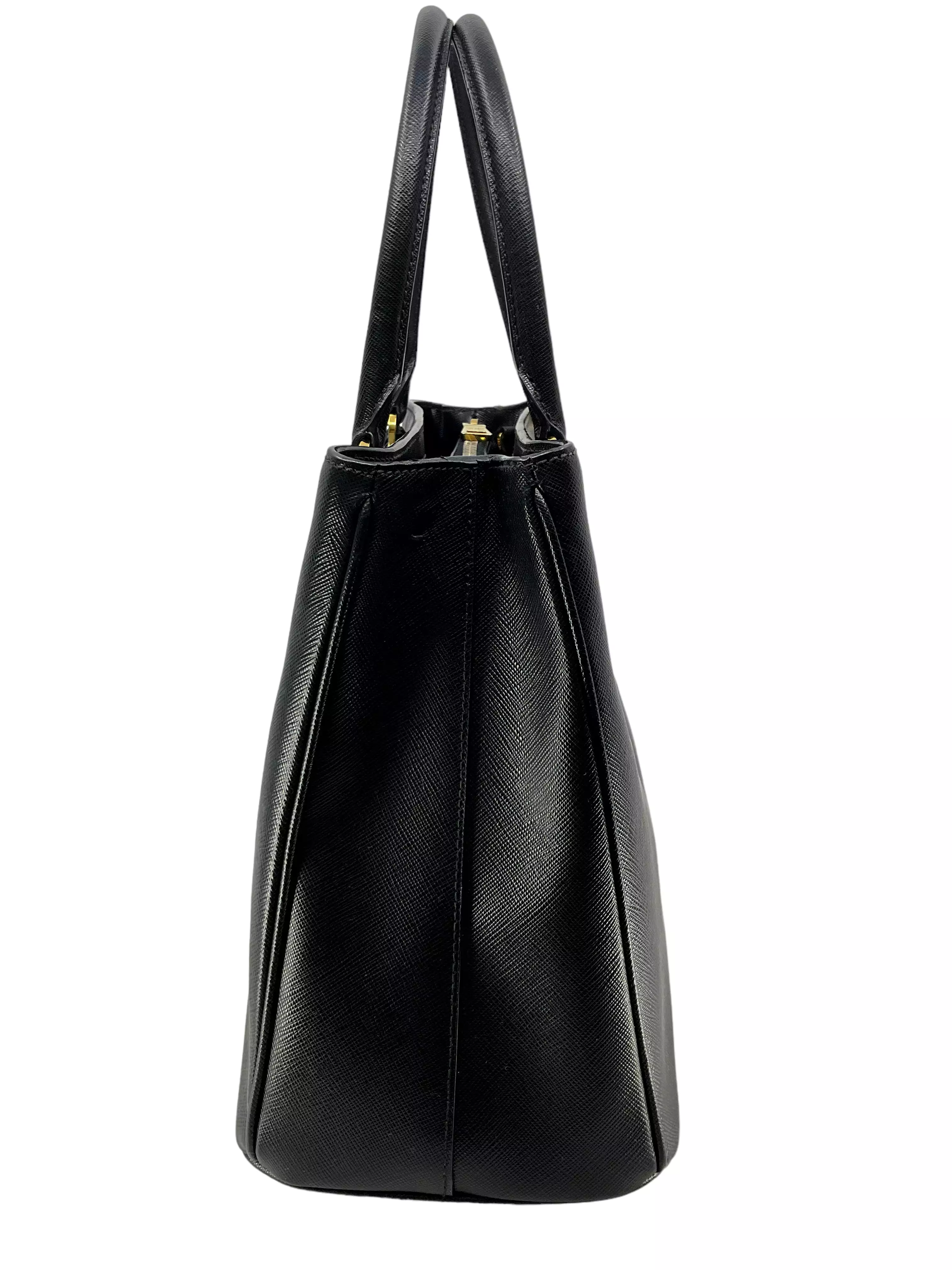 Prada Black Saffiano Leather Tote Bag