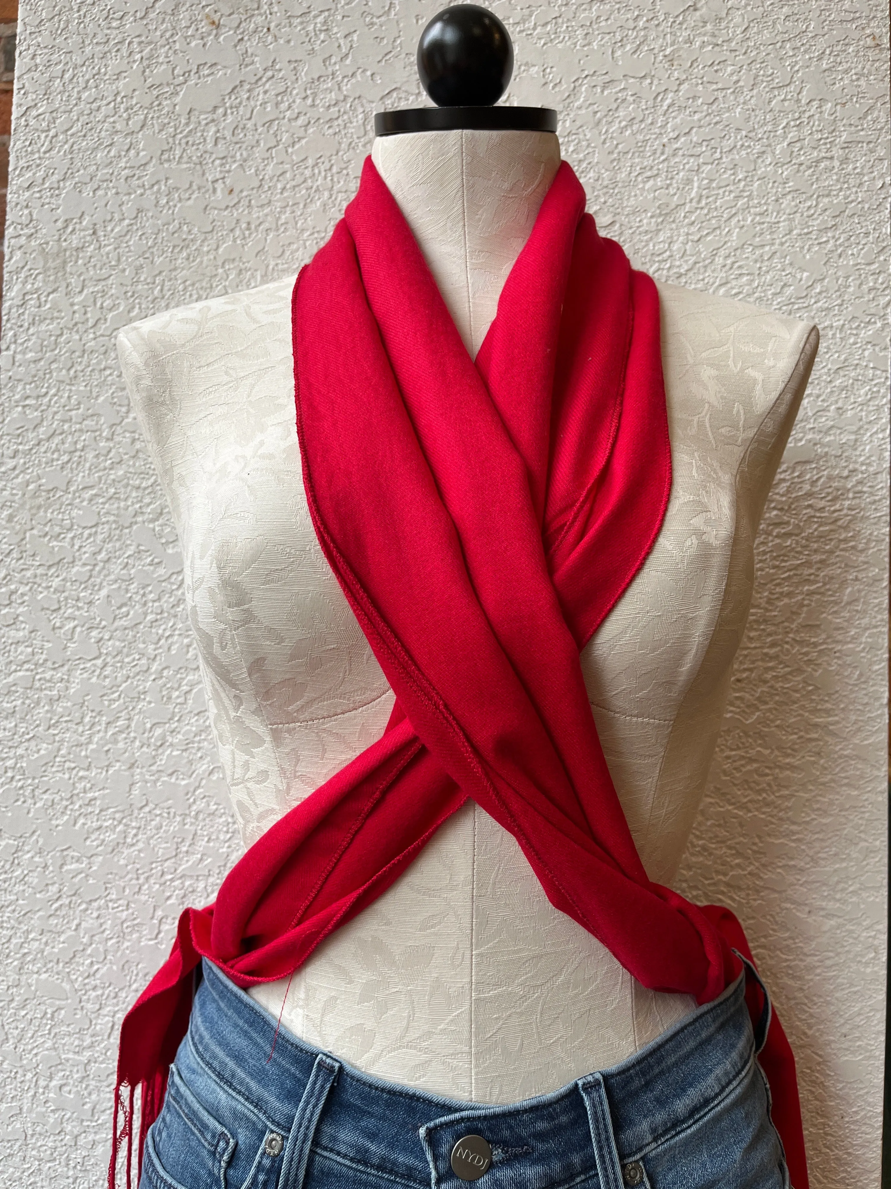 Rapti scarf, cashmere solid colors