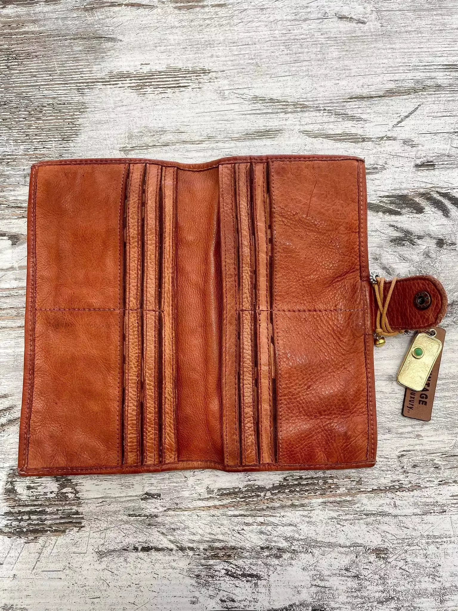 Raya Leather Wallet by ArtNVintage - Tan