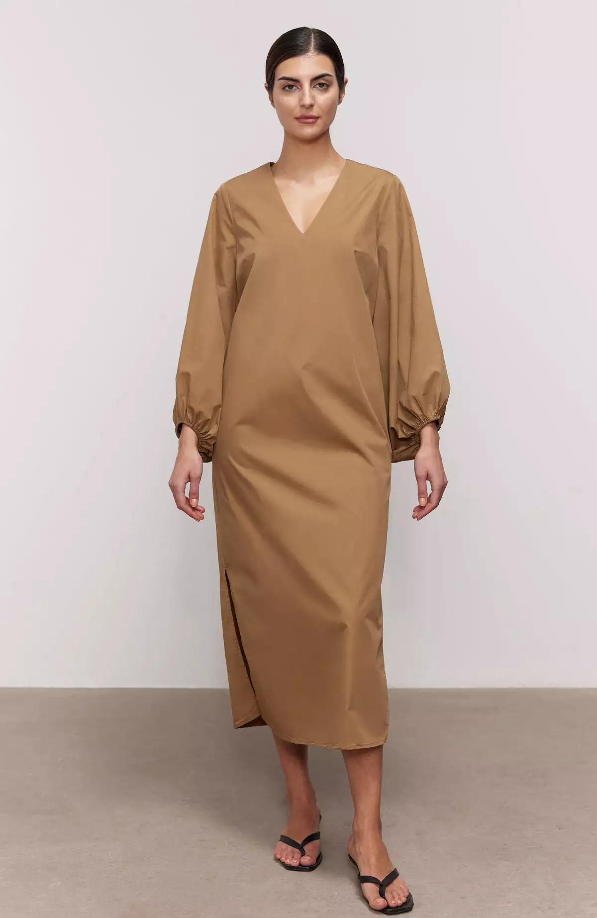 Raya V Necked Cotton Dress