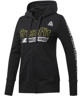 Reebok Womens Rc Fef Graphic Hoodie Sweatshirt