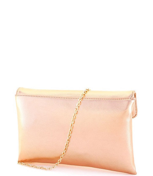 Rose Gold Envelope Purse