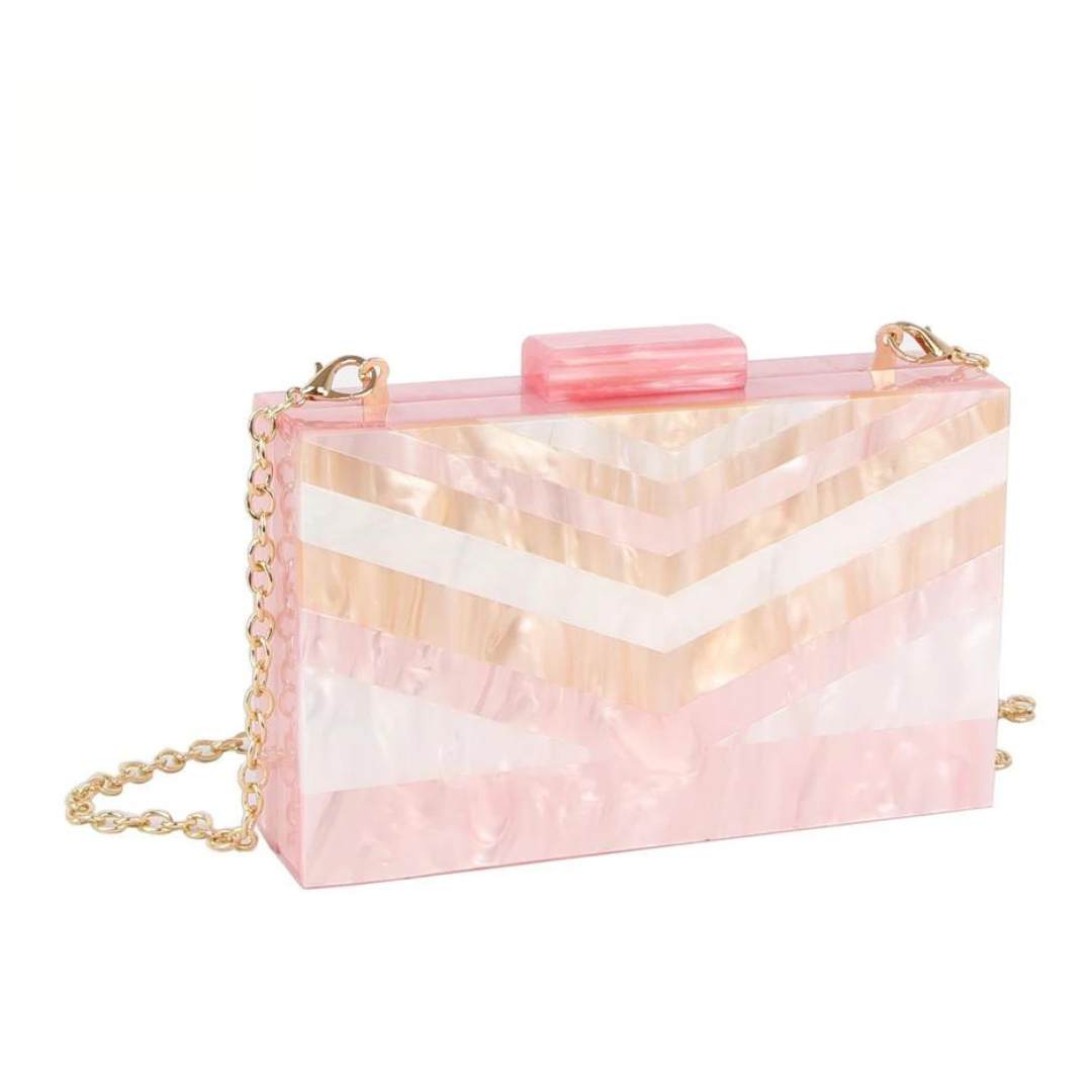 Shell Acrylic Clutch