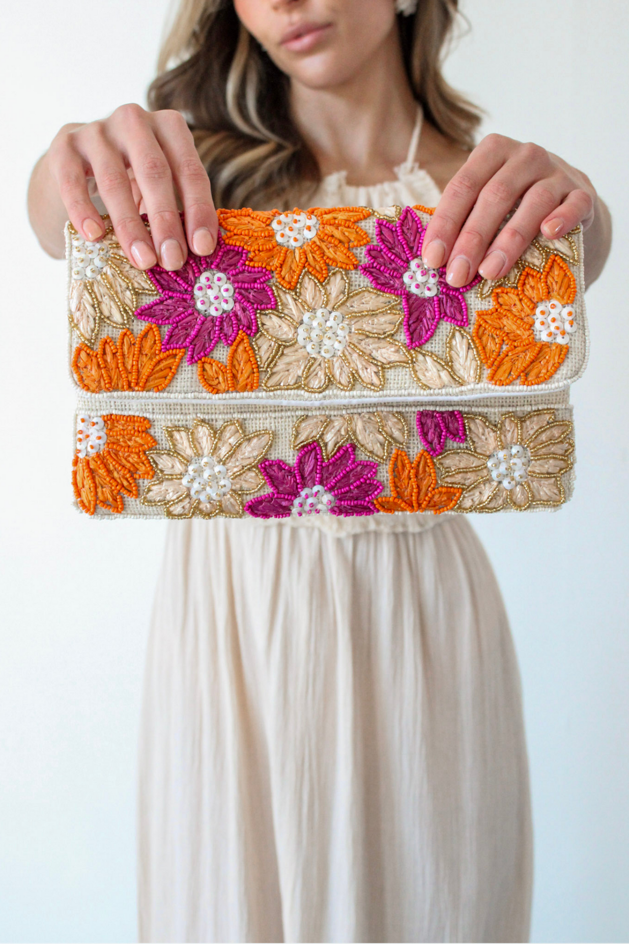 Sierra Beaded Clutch