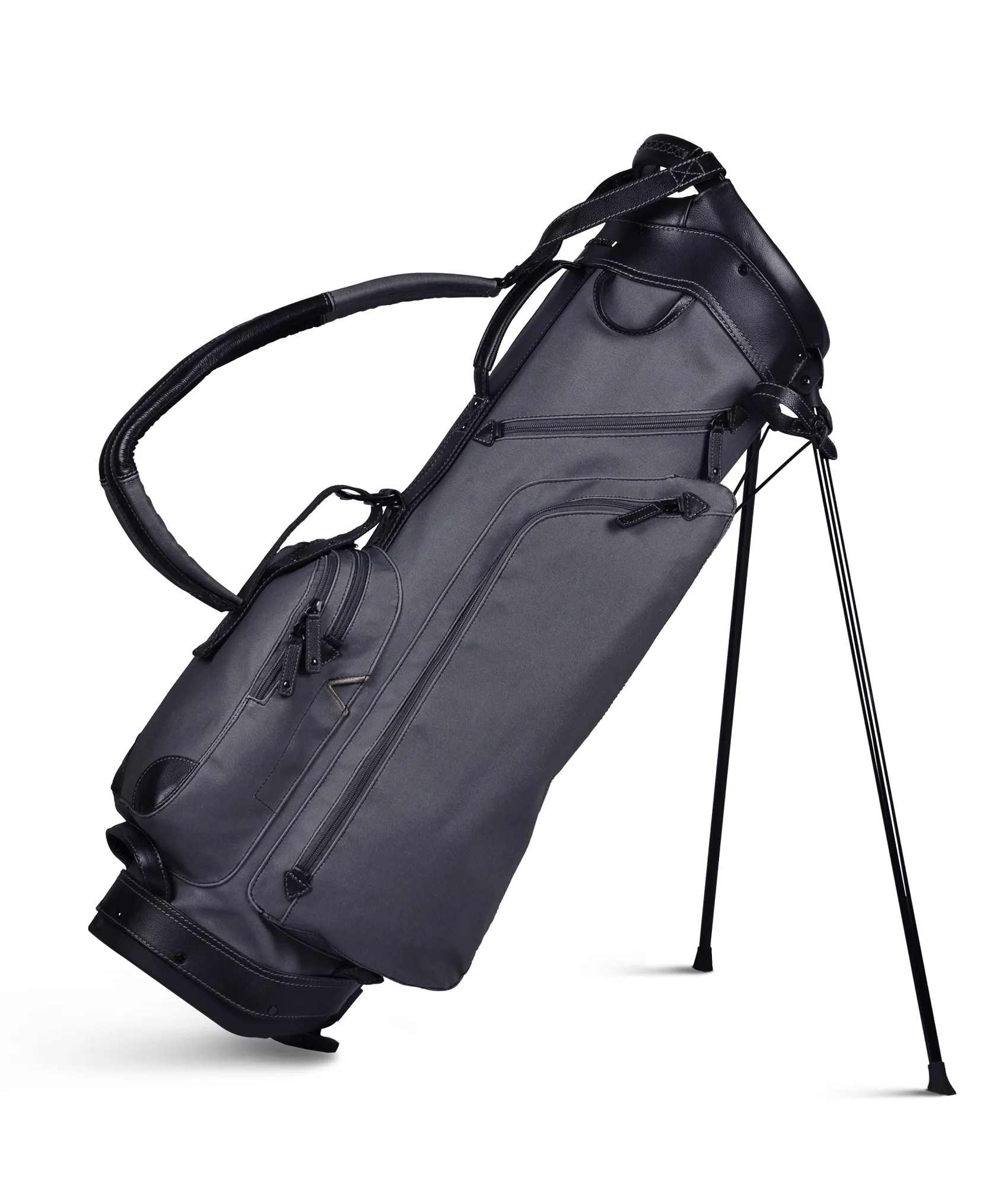 Sun Mountain Golf Canvas & Leather Carry Stand Bag