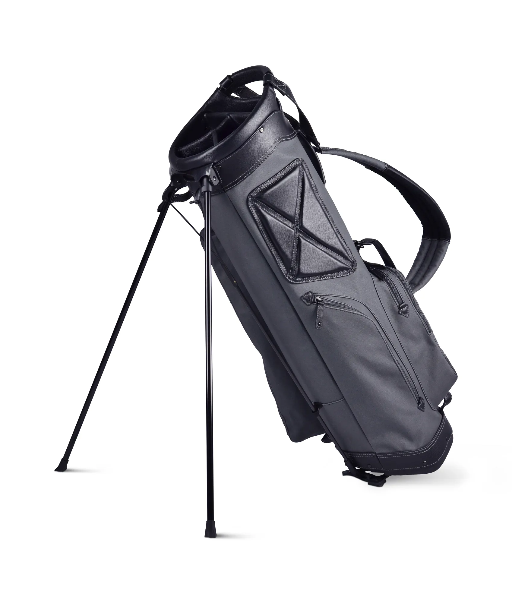 Sun Mountain Golf Canvas & Leather Carry Stand Bag