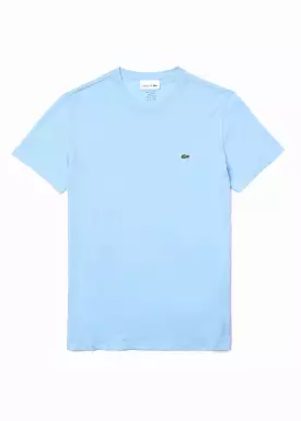 T-shirt Lacoste iconique bleu ciel