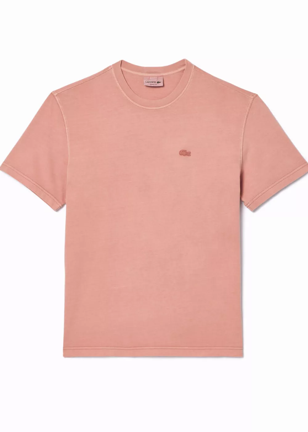 T-shirt Lacoste natural dyed rose