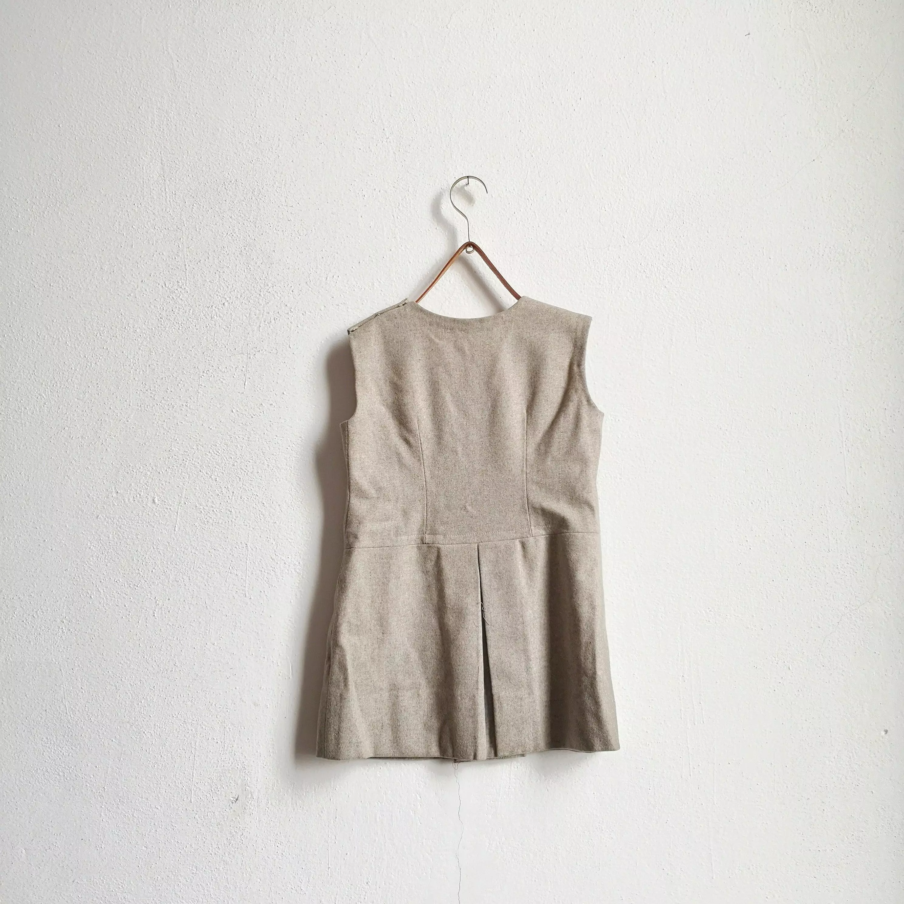 [Unworn]  VINTAGE Wool dress 4Y  (dead stock)