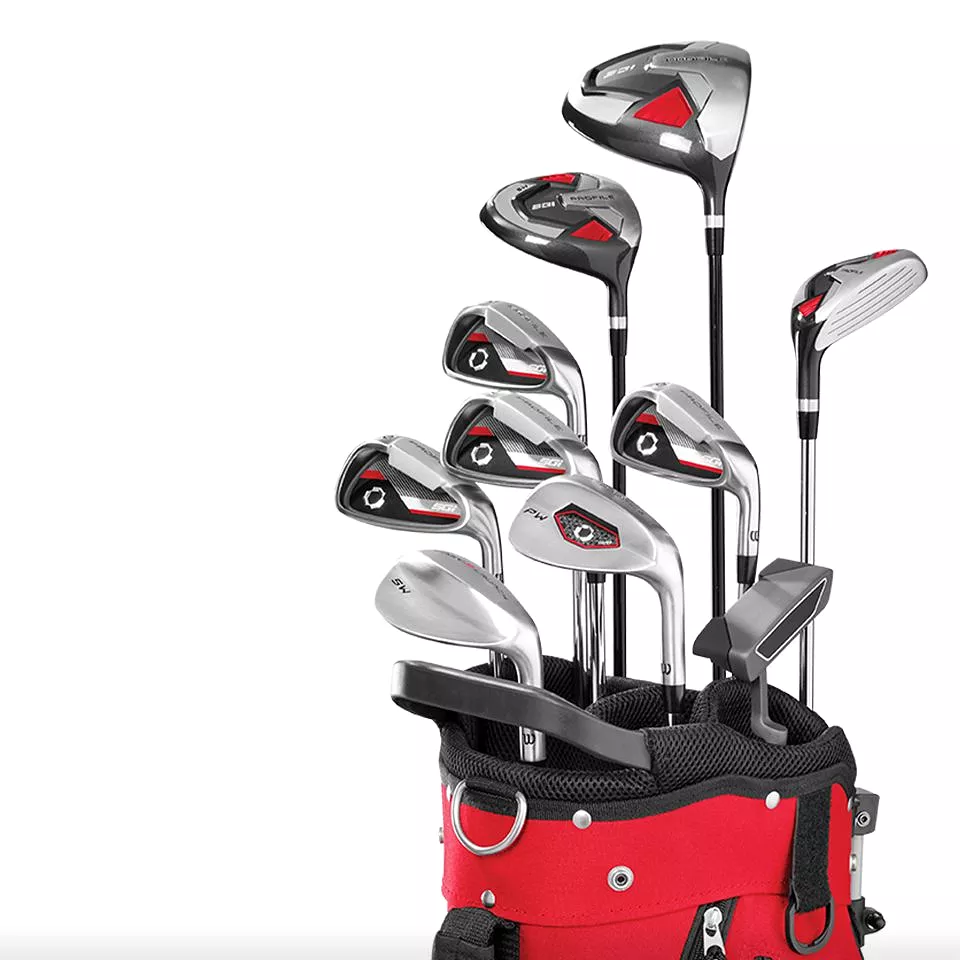 Wilson Golf Profile SGI Complete Mens Golf Club Set with Bag